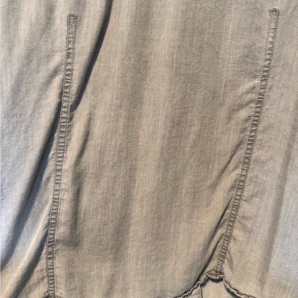 intro Very Soft Light Gray Snap Up Shirt Sz 3 X - Picture 9 of 10